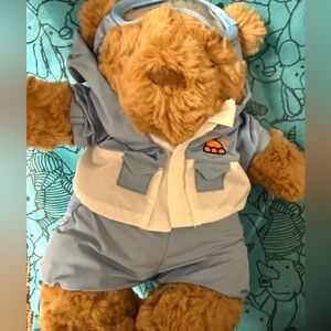 Jellycat Bartholomew Snowsuit Bear nwt in Blue Outfit